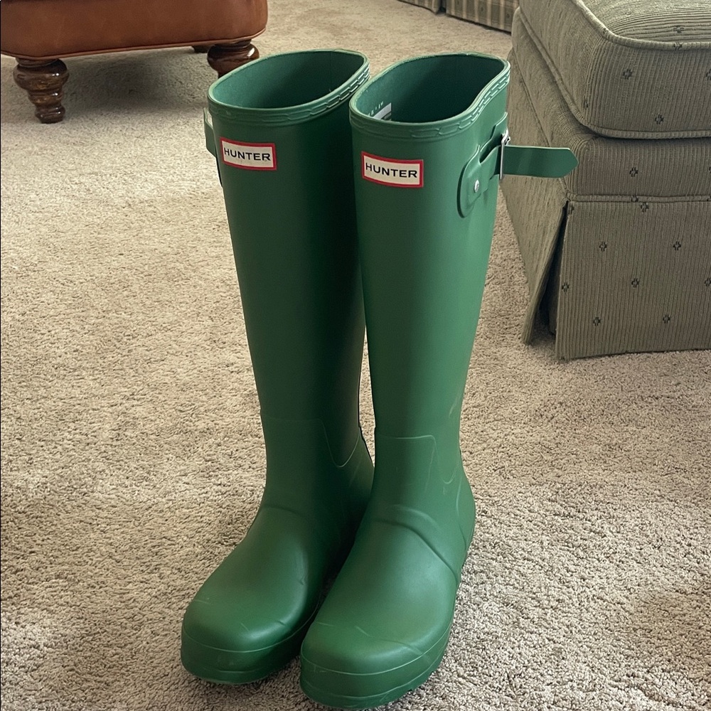 Green Hunter Boots